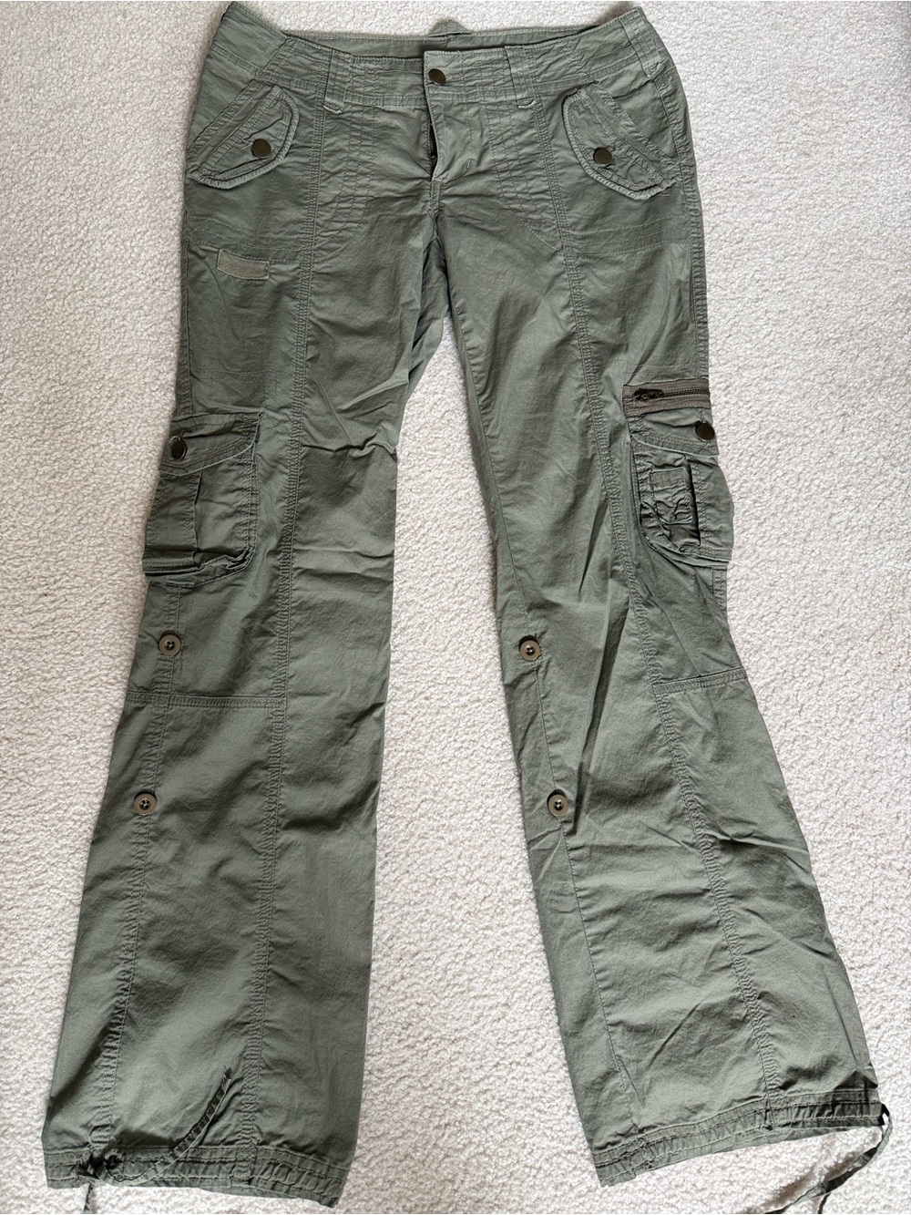 Boston Proper Olive Green Cargo pants